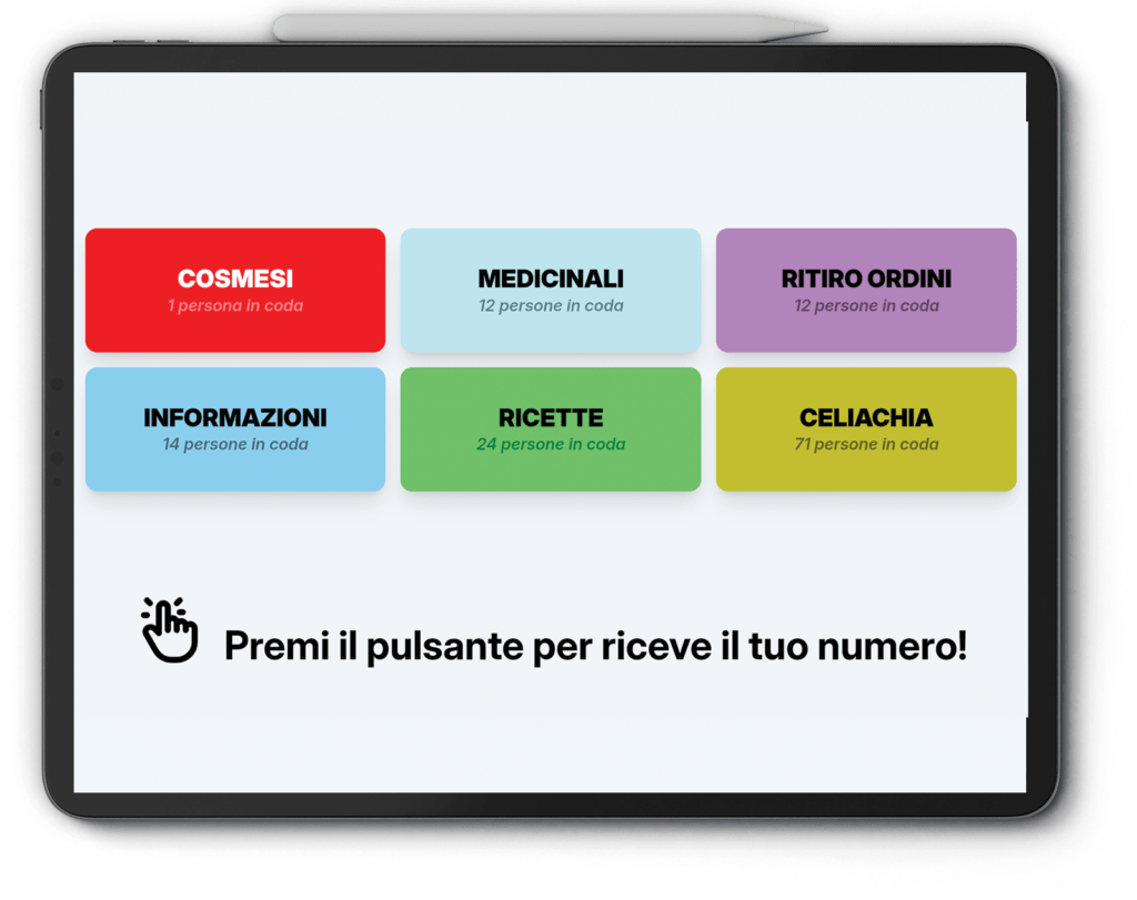 schermata di selezione